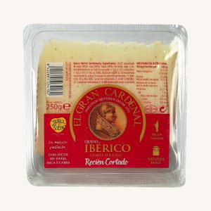 El Gran Cardenal Mixed milk semi-cured Ibérico cheese, pre-sliced 250 gr