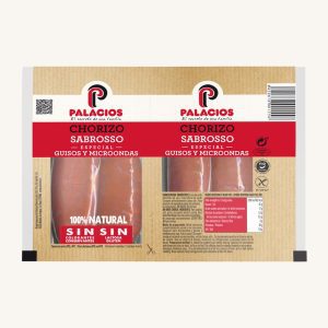 Palacios Chorizo oreado - sabrosso special for dishes, from La Rioja, four pieces 200 gr