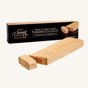 Torrons Vicens Soft Almond Nougat - Excellence line (turrón / torró blando de almendra), case 300 g